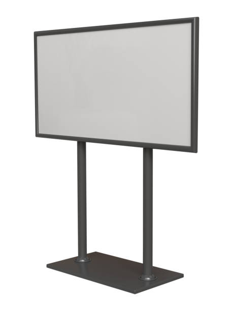 istock 3d Metallic display stand for Advertising mockup rendering 2170239453