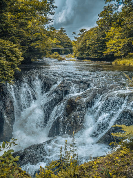 istock Peaceful mountain river upstream from Ryuzu Falls, Nikko 2170240156