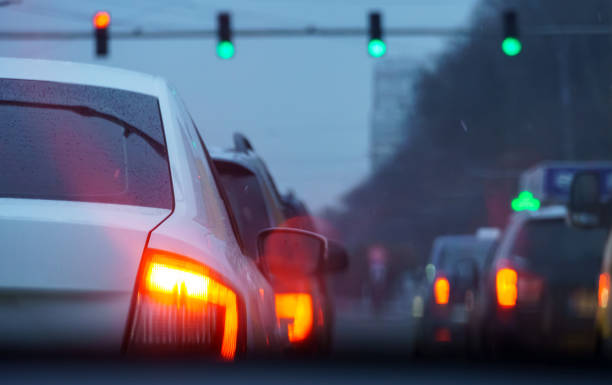 istock Busy traffic on a city road 2170241415