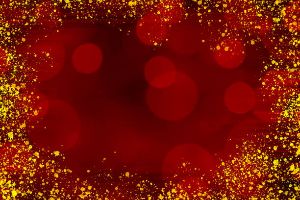 Christmas sparkling background. Beautiful bokeh lights. Space for copy. Can be used as a Christmas / New year holiday border or background.