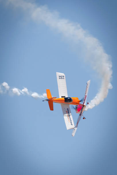 Alamogordo, New Mexico, USA - June 2, 2024: Undaunted Airshows perform at the 2024 Legacy of Liberty Airshow at Holloman Air Force Base.