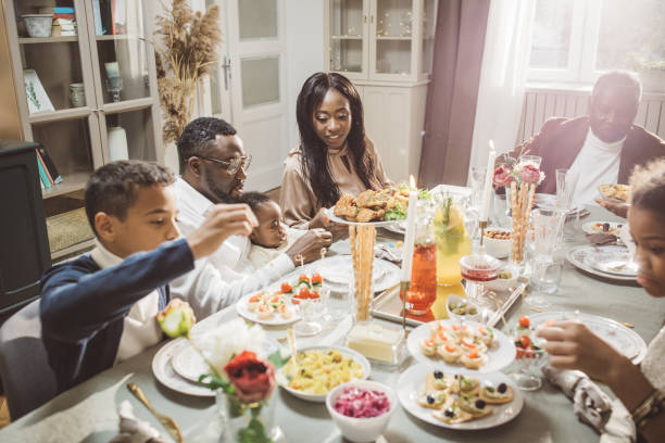 istock Family Dinner Party 2170252716
