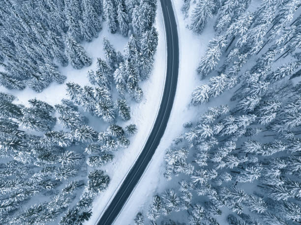 istock Mountain Road In Winter 2170259510