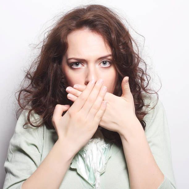 istock Beautiful young surprised curly woman. 2170262277