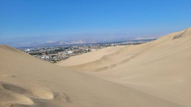 istock Sand dunes desert city Peru 2170266472
