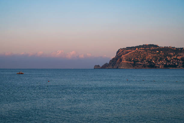 Turquoise sea. Primorsky Krai. Recreation and tourism in Russia.