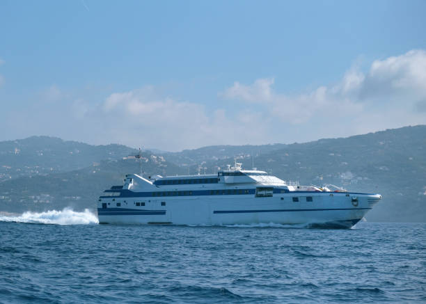 istock Public ferry travelling to capri island 2170268124