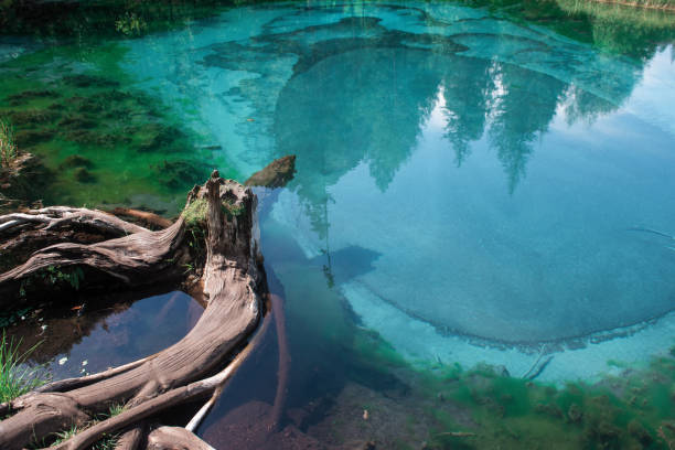 istock Blue geyser lake in Altay mountains 2170269090