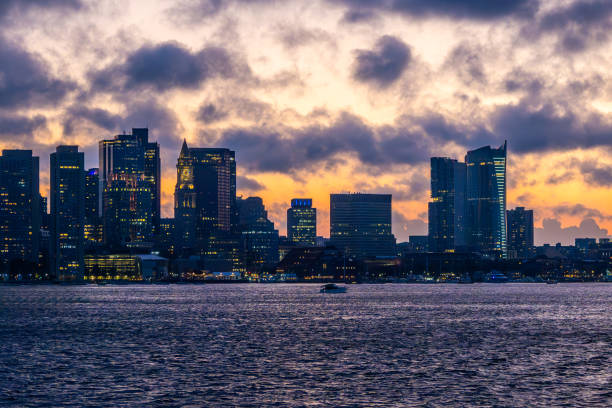 istock Downtown of Boston at sunset 2170272678