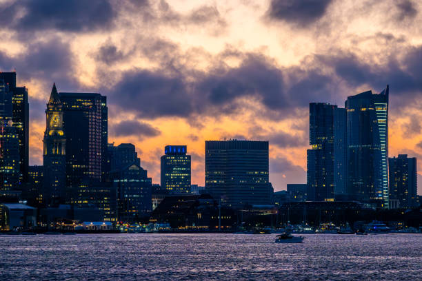 istock Downtown of Boston at sunset 2170272680