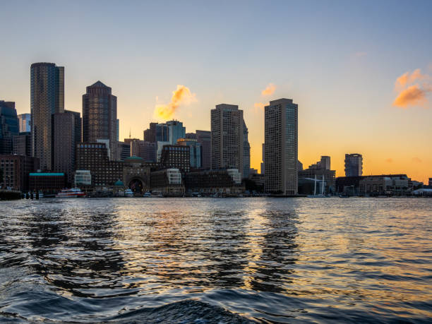 istock Downtown of Boston at sunset 2170272683