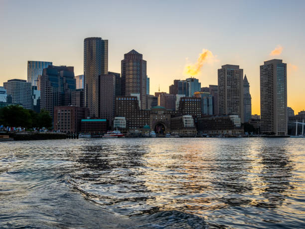 istock Downtown of Boston at sunset 2170272692