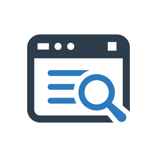 иконка аналитики поиска - искать stock illustrations