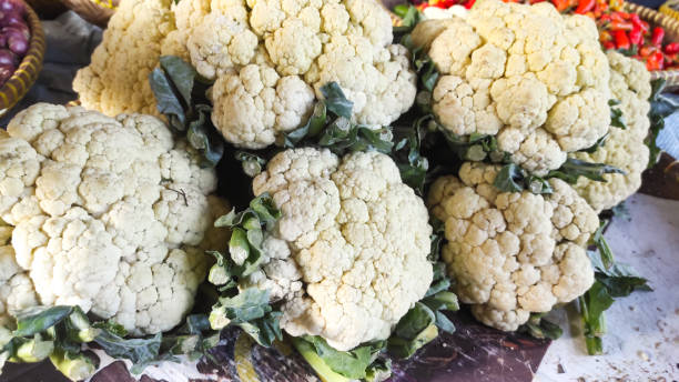 istock Pile of Cauliflower (Brassica oleraceavar) 2170276993