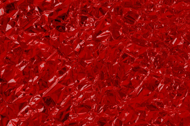 istock Red foil leaf shiny texture, abstract wrapping paper for background and design art work. 2170279792