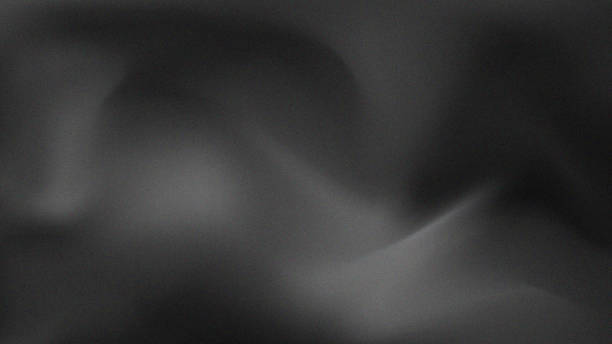 , szary i biały gładki gradient z tłem o ziarnistej fakturze. ciemna tapeta z teksturą szumu - czarne tło stock illustrations