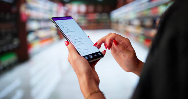 Grocery Shopping List Phone App. Consumer Convenience