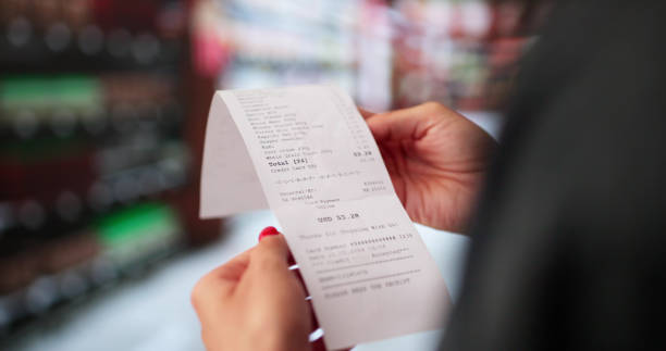 istock Supermarket Purchase Receipt At Grocery Market 2170289939