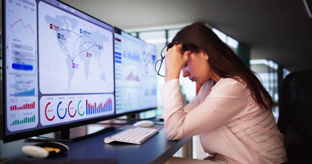 istock Stressed Accountant: An Unhappy Woman 2170289961