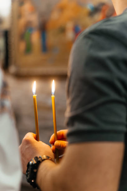 istock orthodox candle fire lights church 2170294740
