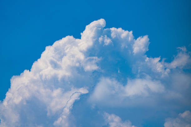 Rising rain clouds in the sky