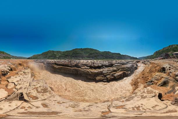 istock Panoramic view of Hukou Waterfall on the Yellow River. 2170306931