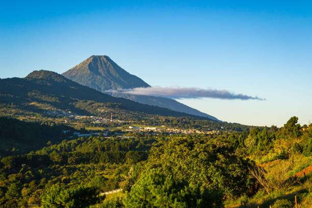 Volcan de Agua in early morning light