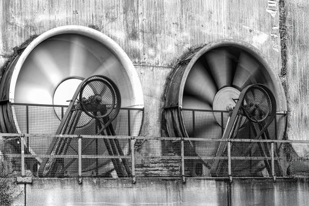 alte drehende Industrie Ventilatoren