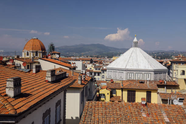 Florence Italy cityscape aerial view