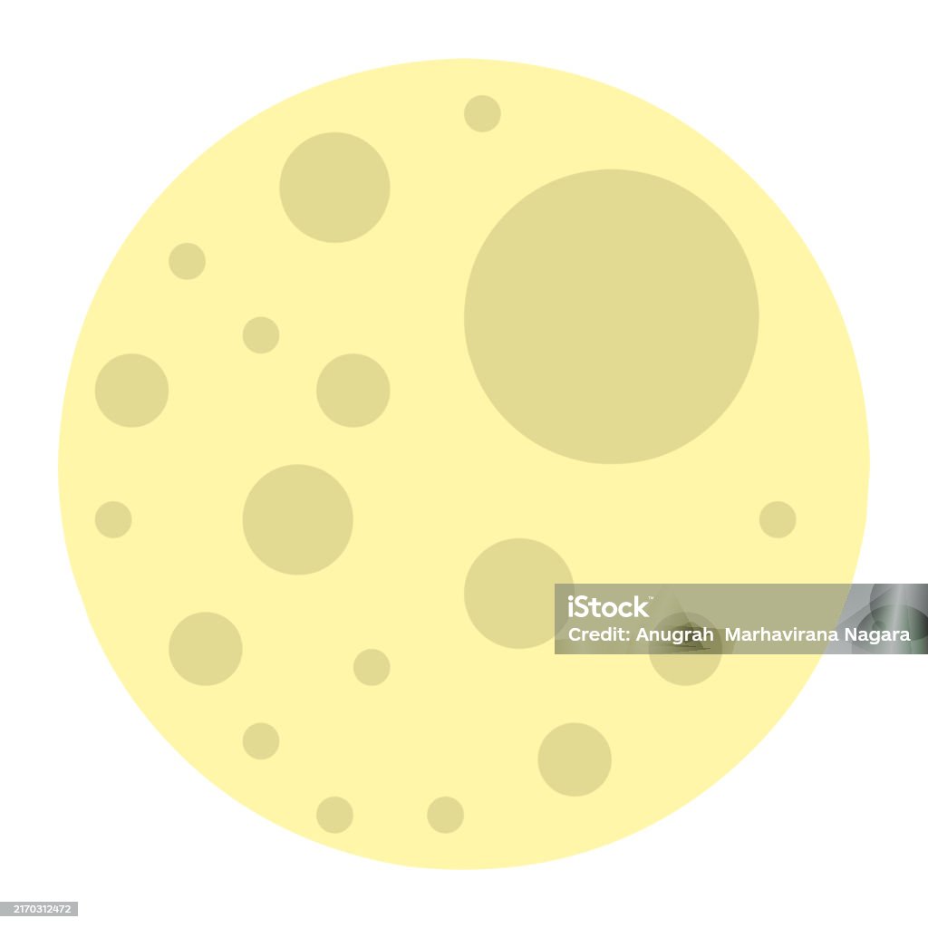 Full Moon Element Full Moon Design Element Moon Element Stock Illustration - Download ...