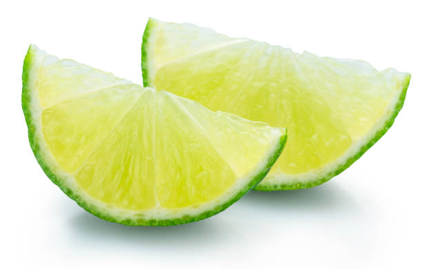 istock Ripe lime slices isolated on a white background. File contains clipping path. 2170312744
