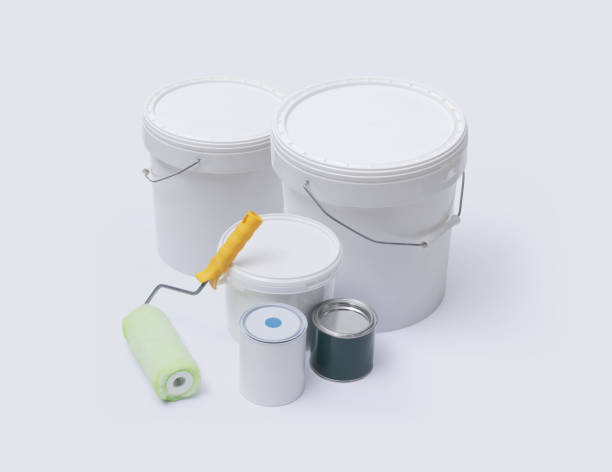 istock Professional painting equipment isolated on white background 2170314561