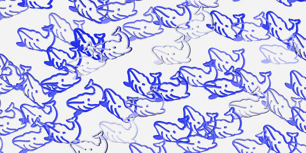World animal day greeting illustration. 3d render.