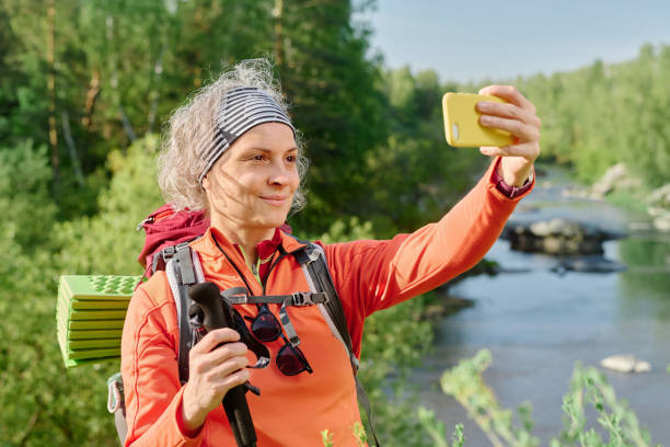 istock Woman taking selfie while enjoying trip 2170324981