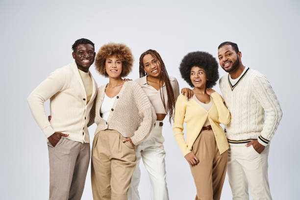istock A joyful group of friends celebrating diversity in a modern studio setting 2170327474