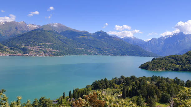 istock como lake during summer with blue sky and lake 2170327664