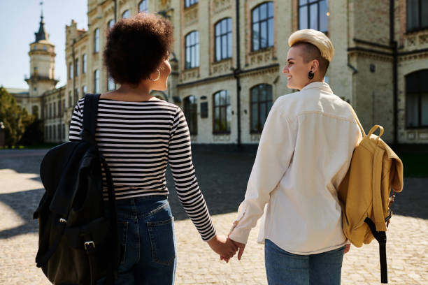 istock Young loving couple enjoying a peaceful walk through a beautiful historic district in autumn 2170330077