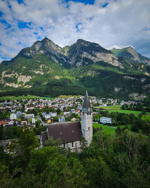 istock The dwarf state of Liechtenstein is surrounded by mountains 2170335080