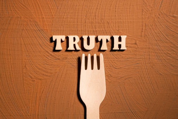 istock however, the fork is wooden, the background is brown 2170344314