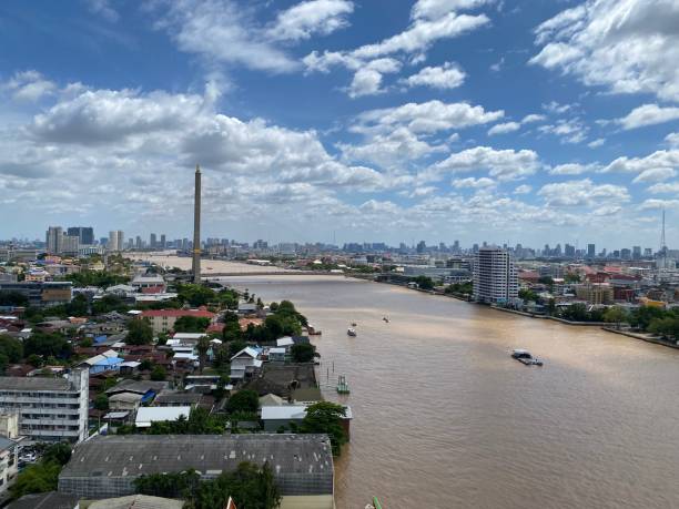 istock Bangkok cityscape river view 2170362180