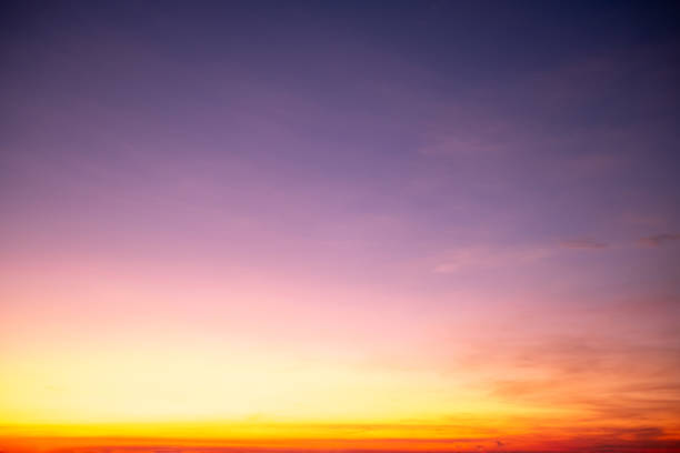 istock Beautiful , luxury soft gradient orange gold clouds and sunlight on the blue sky perfect for the background, take in everning,Twilight, Large size, high definition landscape photo 2170364301