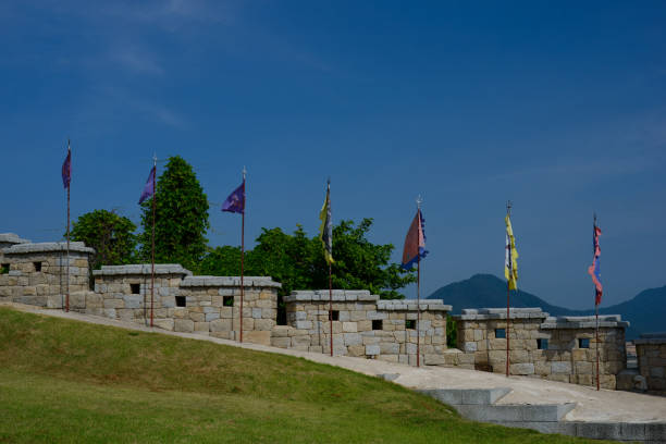 istock Wall of old asian fortress. 2170372512