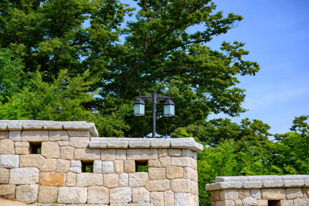 istock Wall of old asian fortress. 2170372532