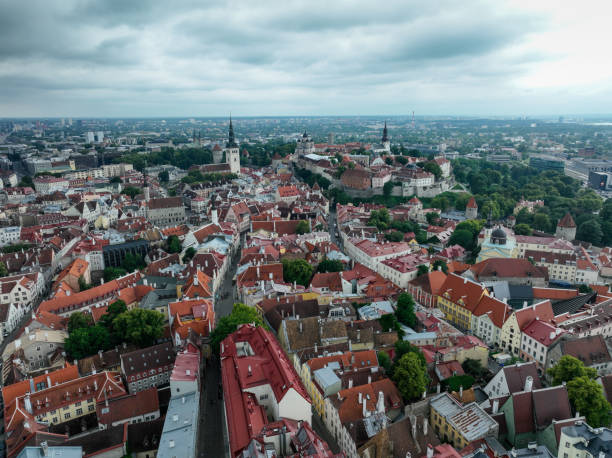 istock Tallinn Old Town aerial view, Estonia 2170377478