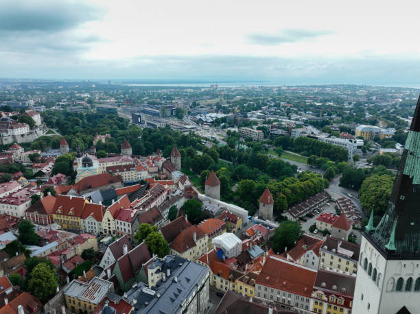 istock Tallinn Old Town aerial view, Estonia 2170377561