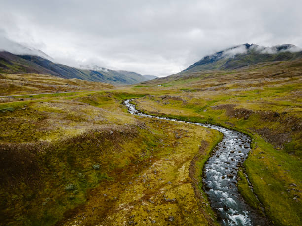 istock Iceland, aerial view. Drone footage 2170377686