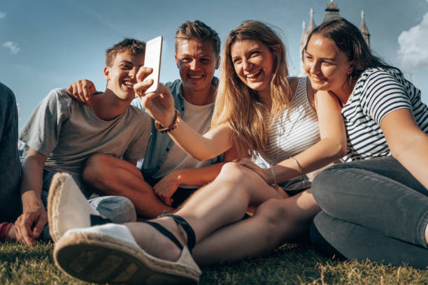 people having fun together in a public park