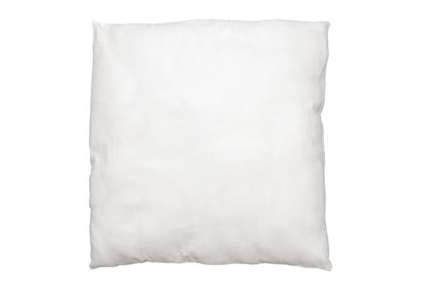 istock Delicate bedroom textiles, comfortable soft pillow with artificial filling. 2170383340