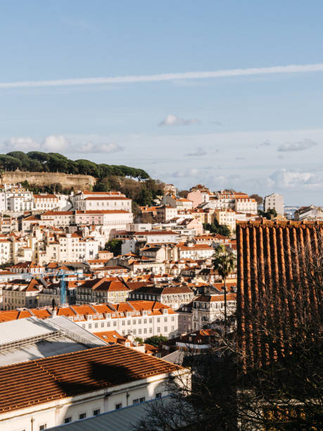 istock Panoramic view of Lisbon at sunset 2170385075