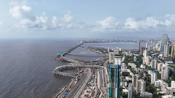 istock Mumbai Coastal Road 2170387109